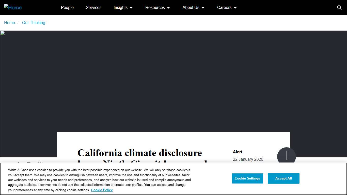 California climate disclosure laws: Ninth Circuit hears oral argument; no ruling yet White & Case LLP