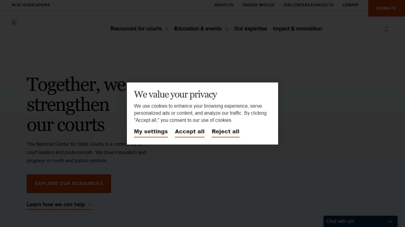 Driving innovation in justice National Center for State Courts